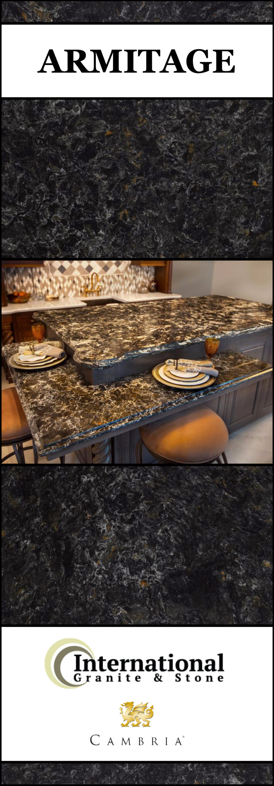 Armitage Cambria Quartz Full Slab Pin