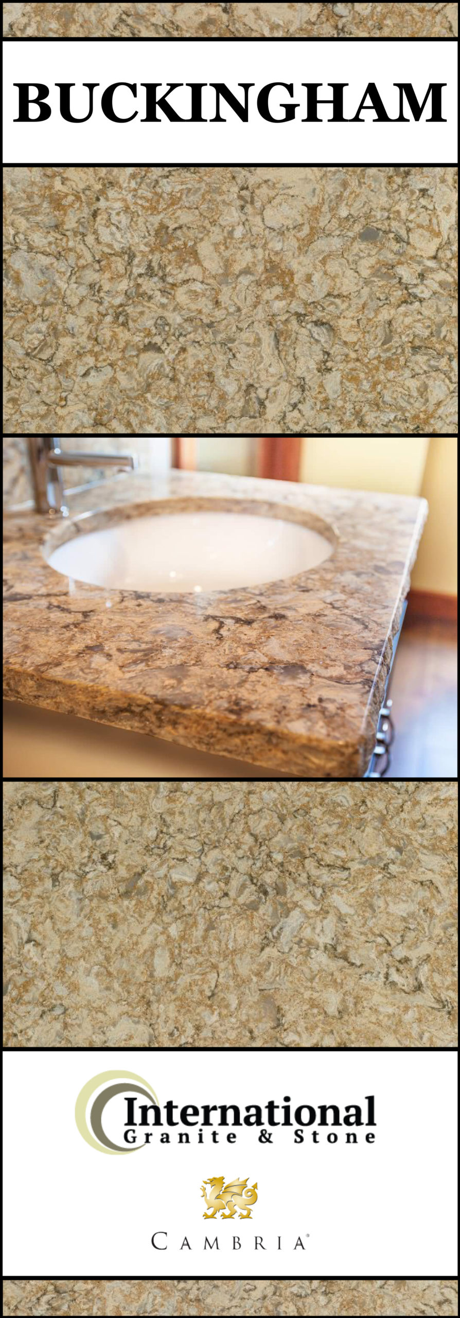 Buckingham Cambria Quartz Full Slab Pin