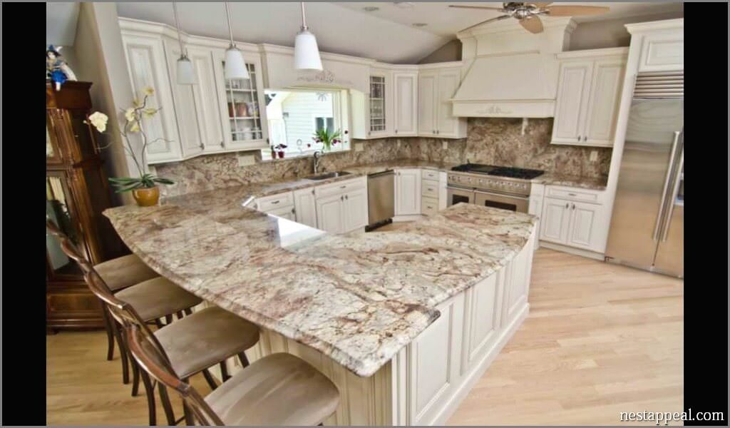 Bordeaux River Granite Kitchen Countertops