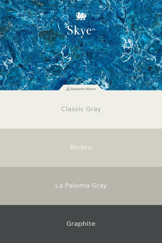 Cambria Skye Quartz Benjamin Moore Paint Sample