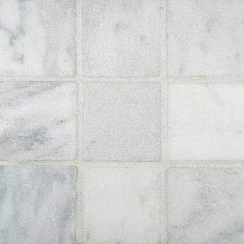 Arabescato Cararra 4×4 Tumbled Tile