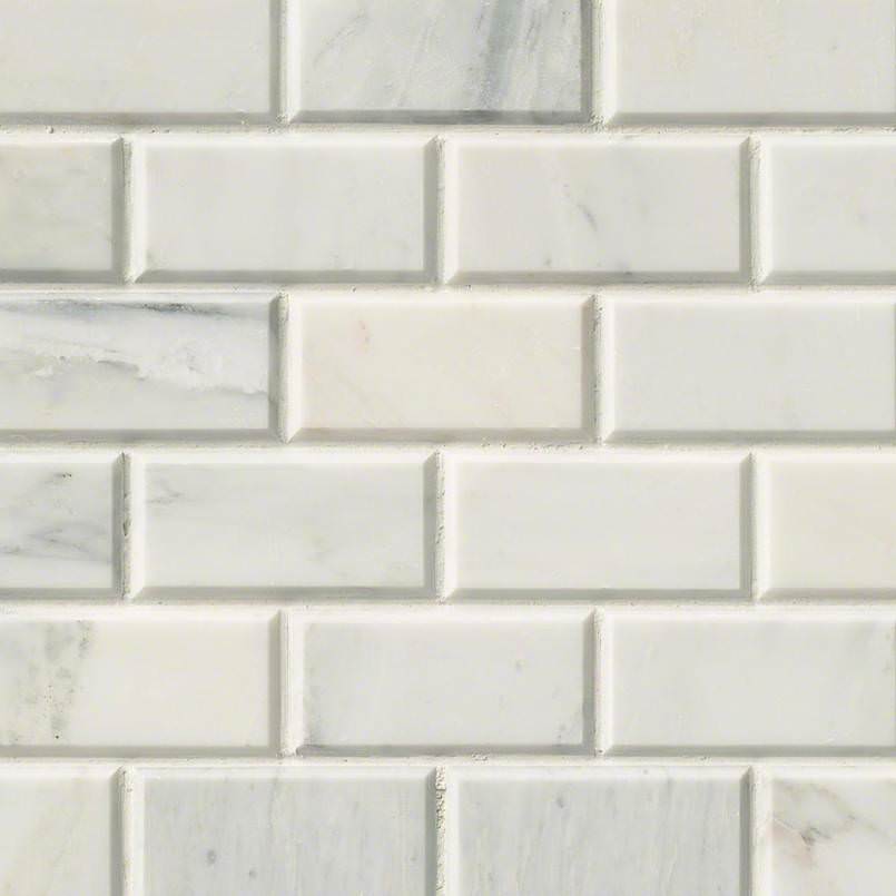 Arabescato Carrara Subway Tile 2×4