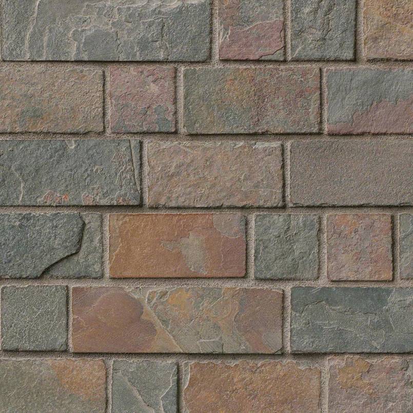 California Gold Tumbled Brick Pattern In 12×12 Mesh