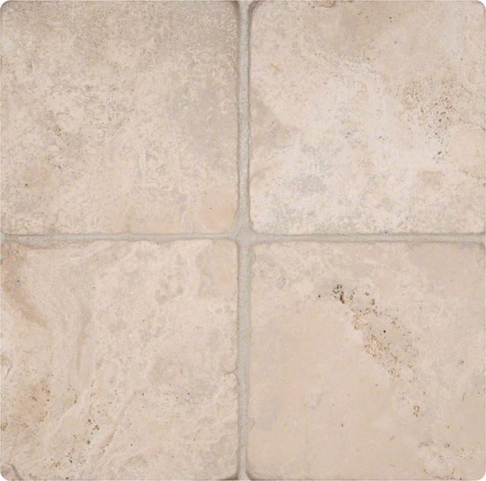 Durango Cream 6×6 Tumbled Tile
