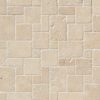 Durango Cream Mini Versailles Tumbled In 12×12 Mesh