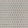 Gray Glossy Herringbone Mosaic