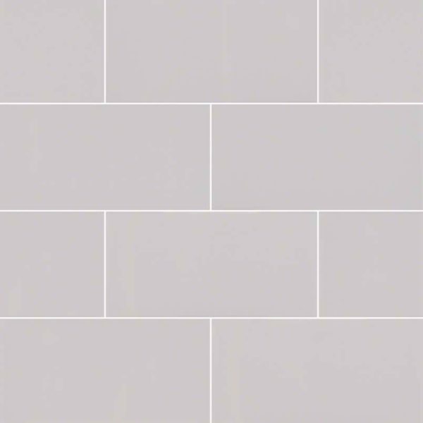 Gray Glossy Subway Tile 3×6
