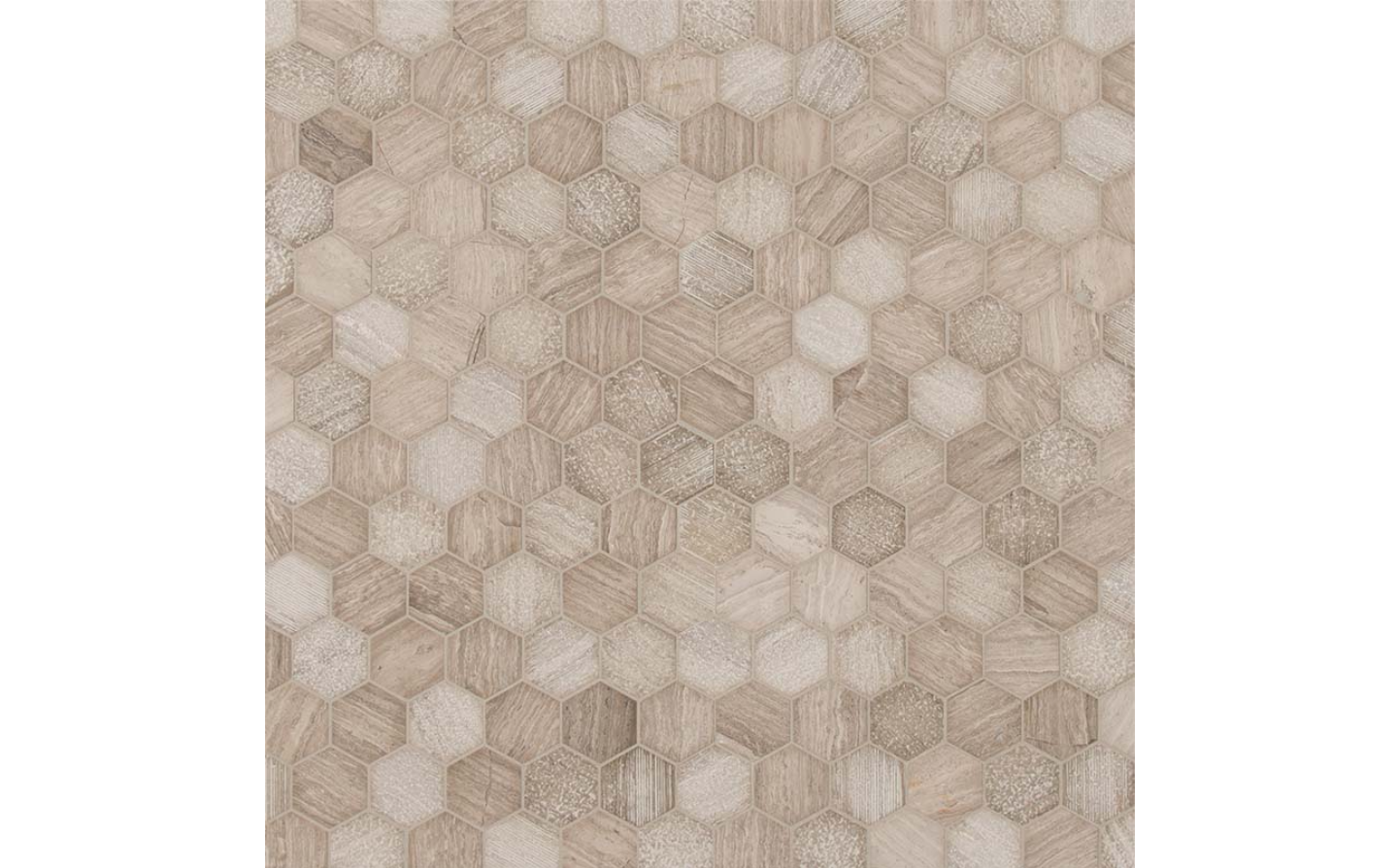 Honey Comb 2inch Hexagon Multi Finish