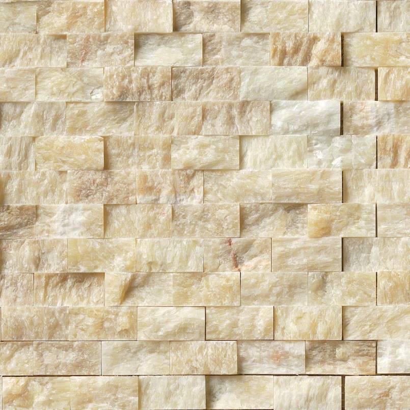 Soleil Onyx 1×2 Splitface In 12×12 Mesh