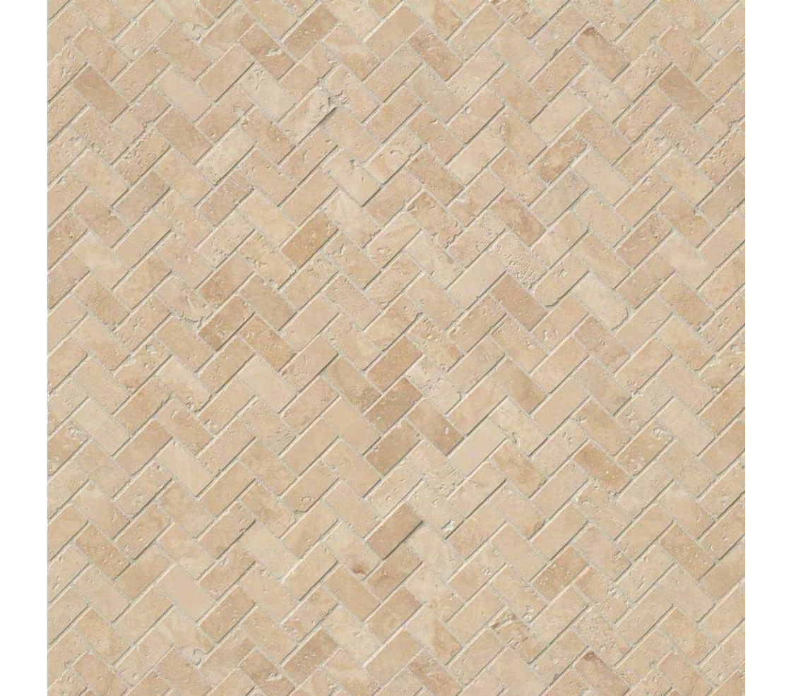 Tuscany Ivory Herringbone Honed