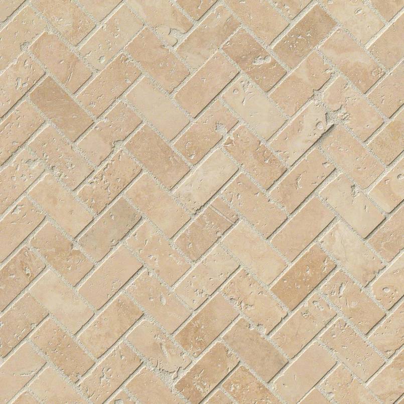 Tuscany Ivory Herringbone Honed