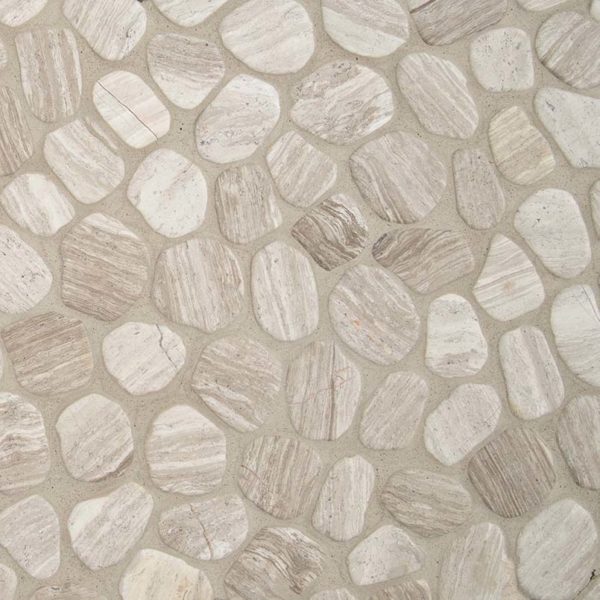 White Oak Pebbles Tumbled Pattern 10mm