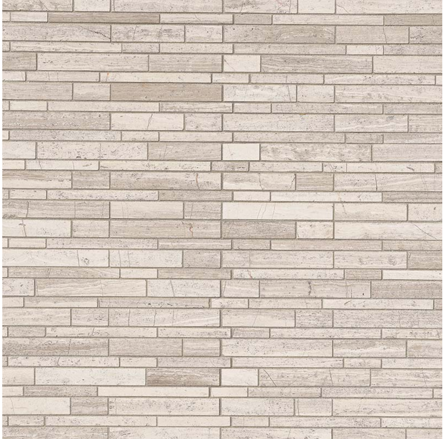 White Quarry Interlocking Pattern Honed