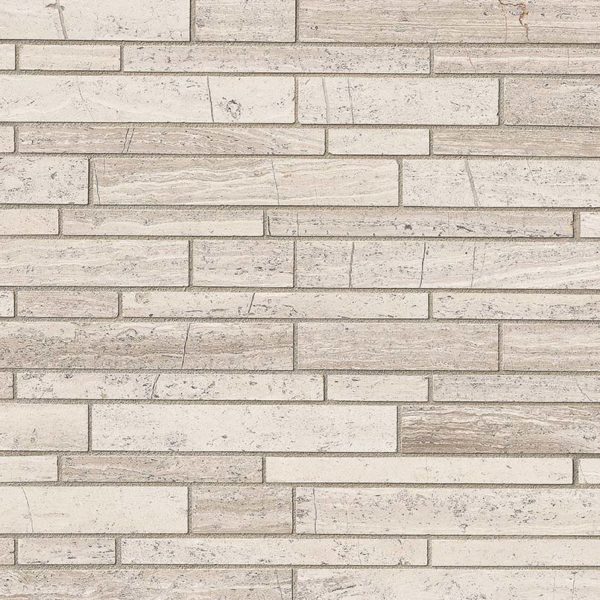 White Quarry Interlocking Pattern Honed