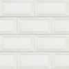 White Subway Tile Beveled 3×6