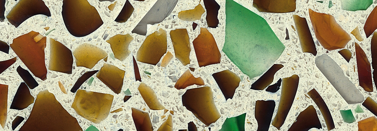 Alehouse Amber Vetrazzo Full Slab