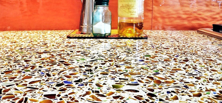 Charisma Blue Vetrazzo