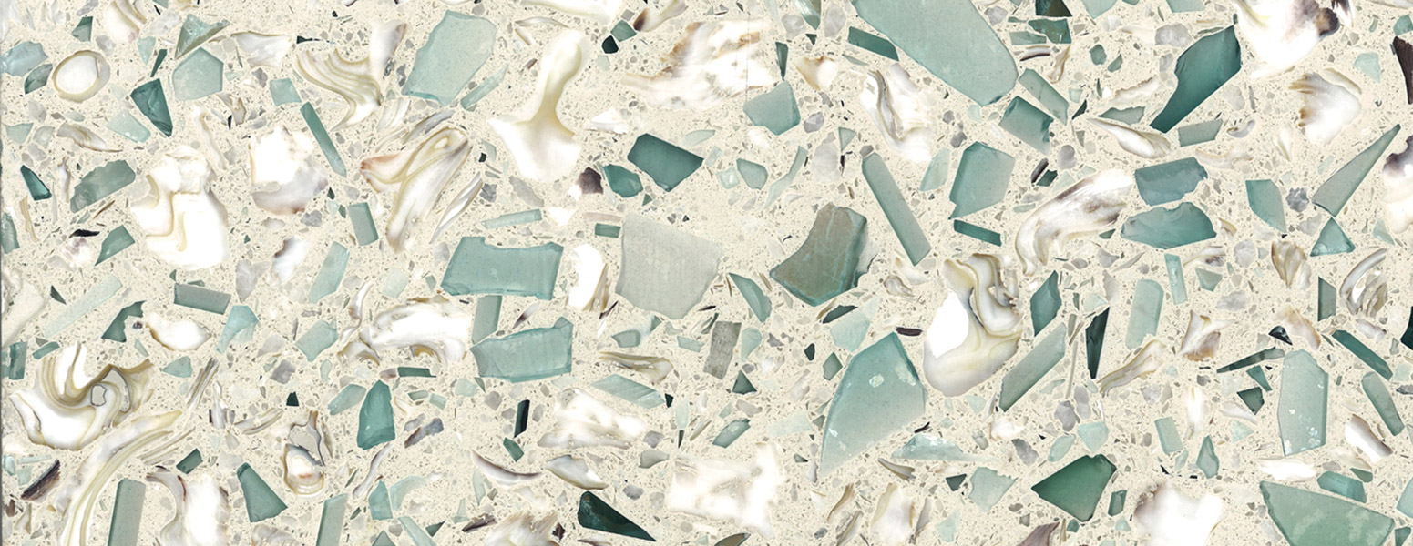 Emerald Coast Vetrazzo Slab