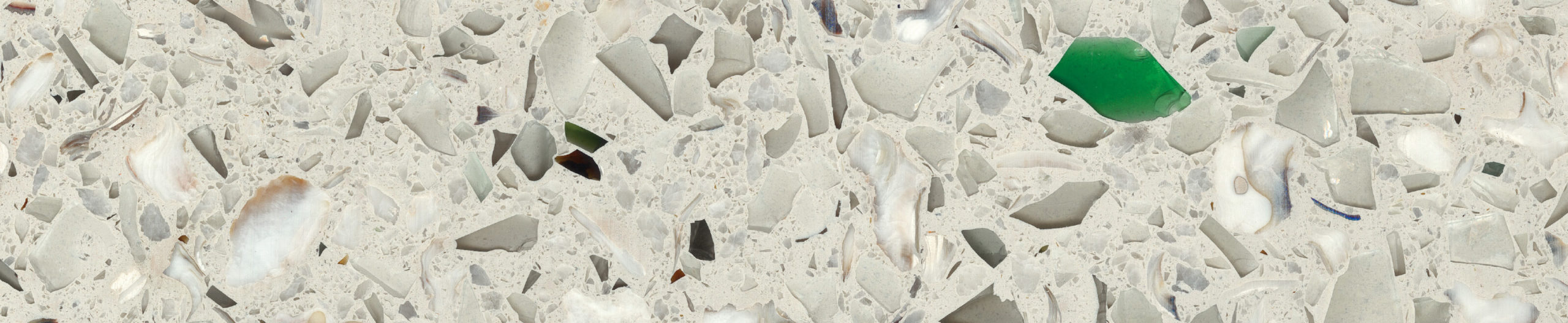 Umbo White Vetrazzo Slab