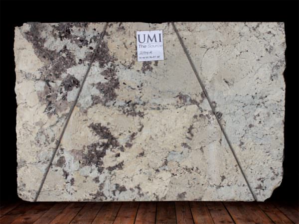 Alaska White Leather Finish Granite