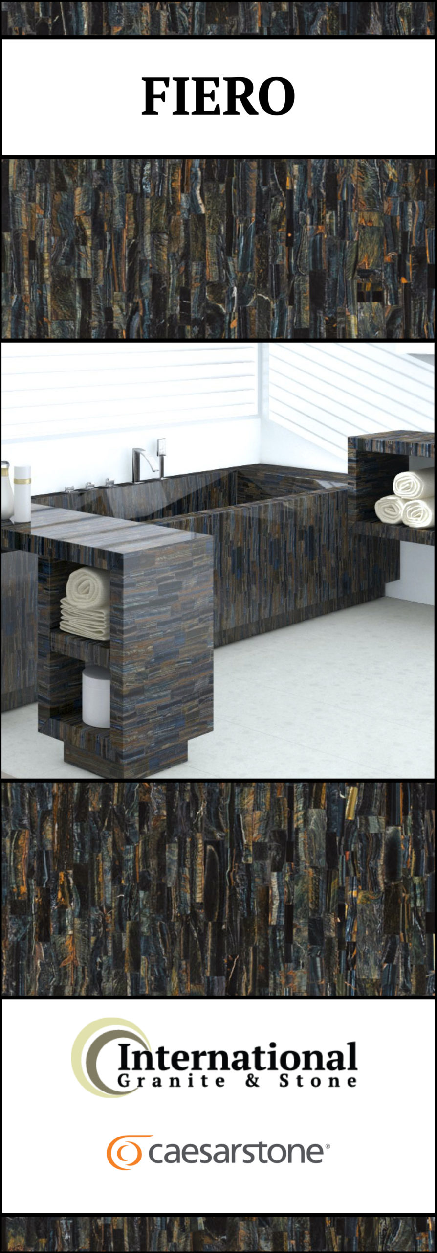 Fiero Caesarstone Quartz Full Slab Pinterest