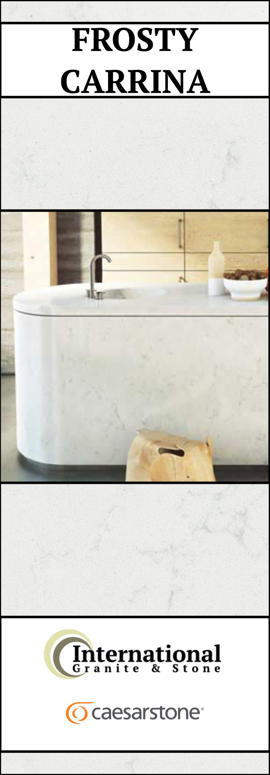 Frosty Carrina Full Slab Pinterest