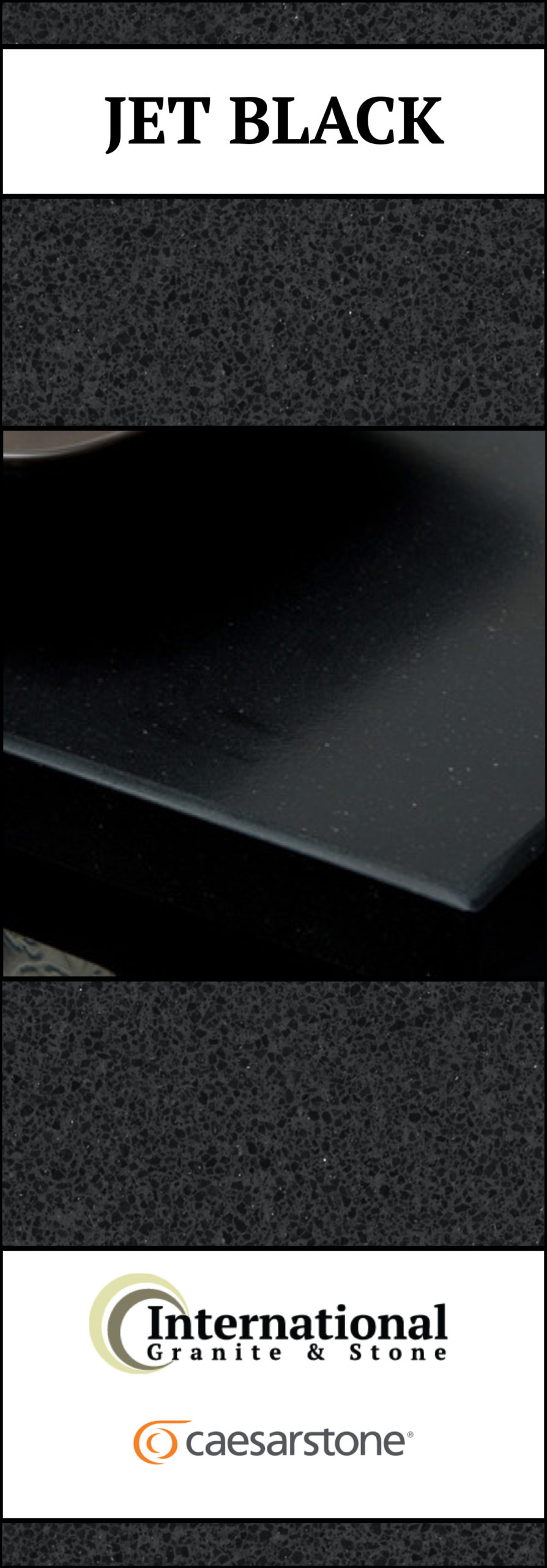 Jet Black Full Slab Pinterest