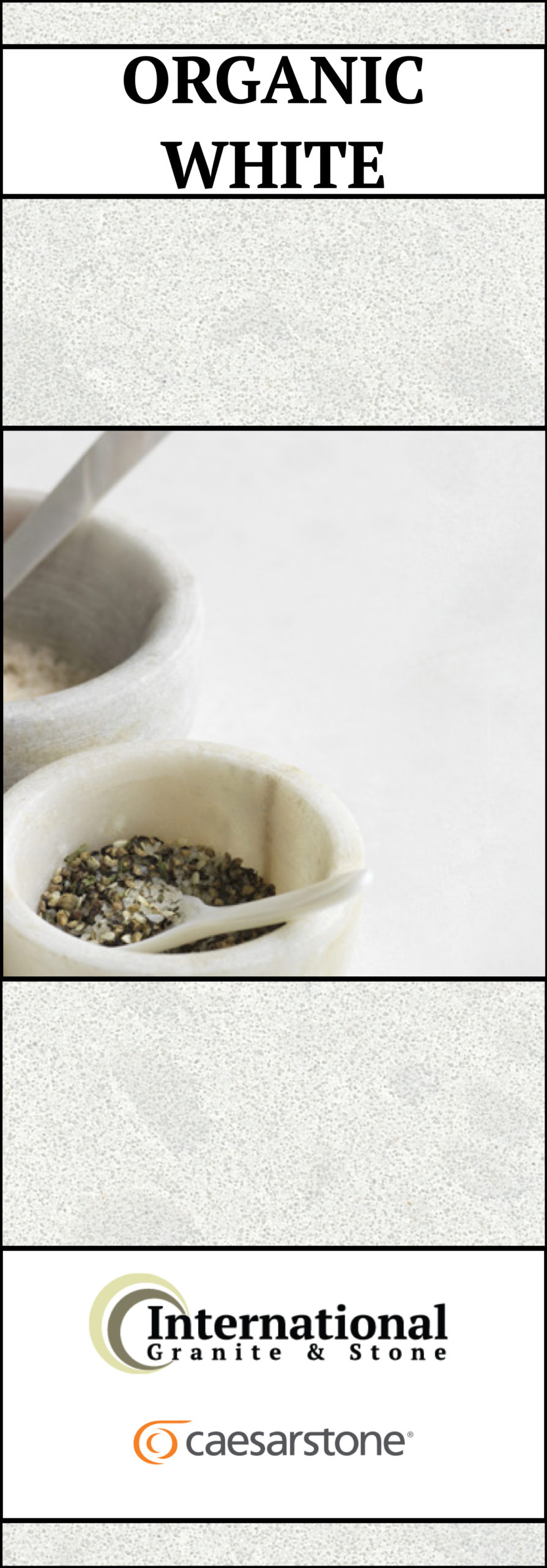 Organic White Caesarstone Quartz Full Slab Pinterest