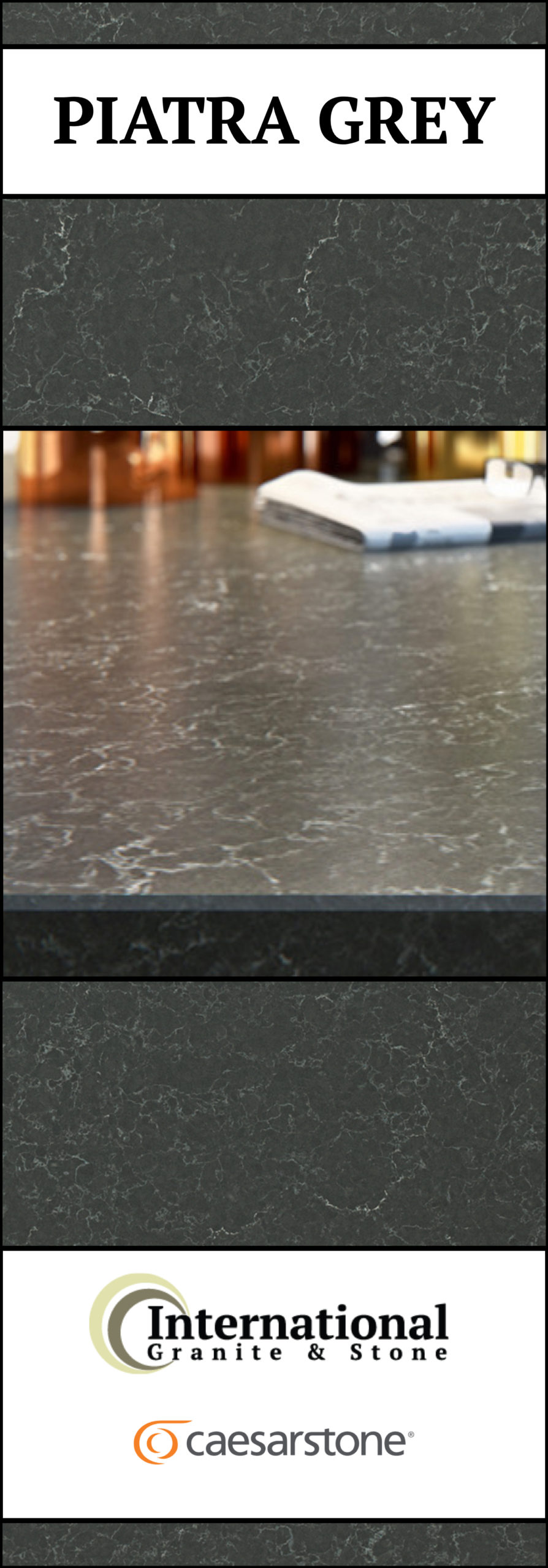 Piatra Grey Caesarstone Quartz Pinterest Full Slab