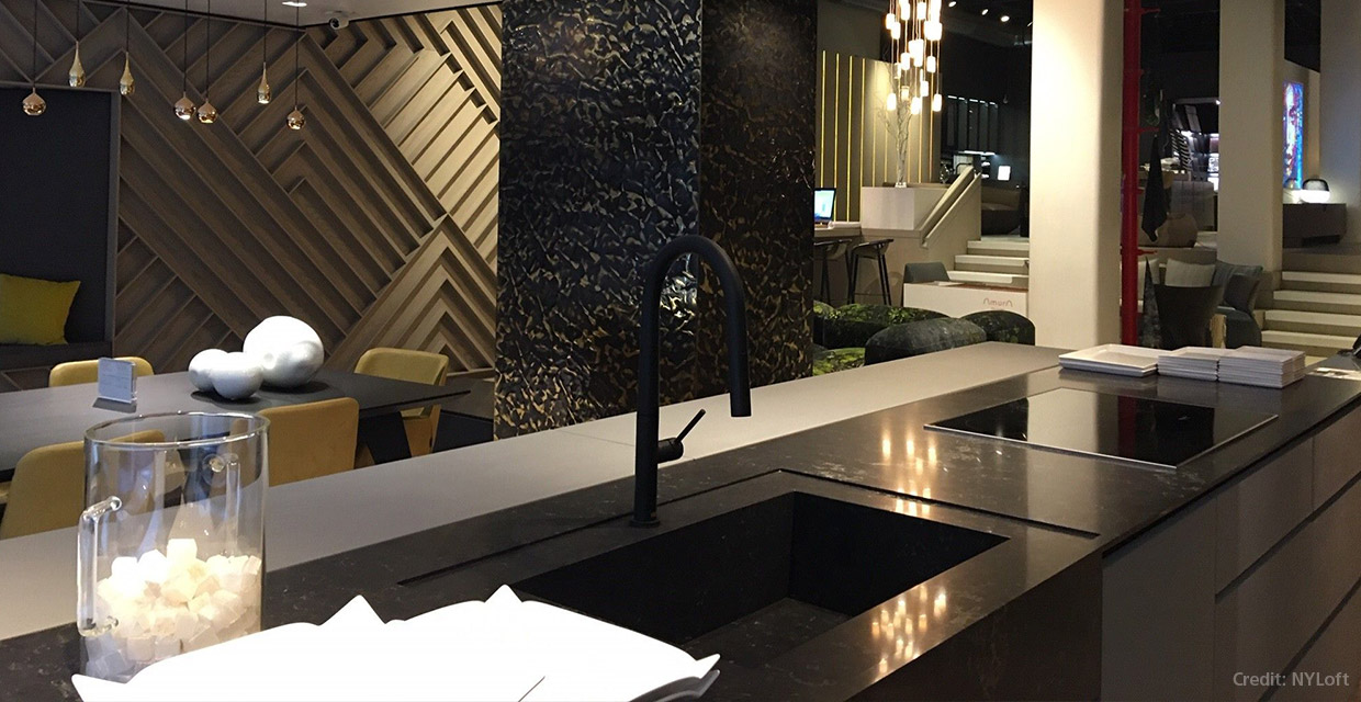 Vanilla Noir Caesarstone Quartz Kitchen