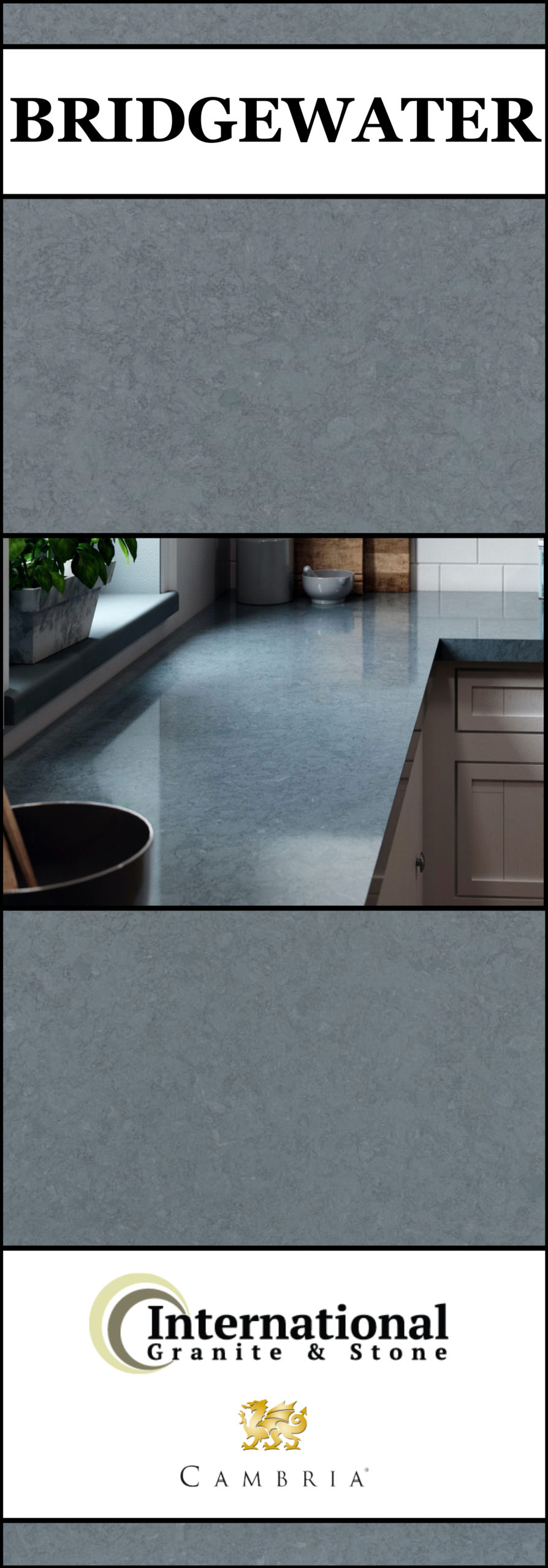 Bridgewater Cambria Quartz Full Slab Pin