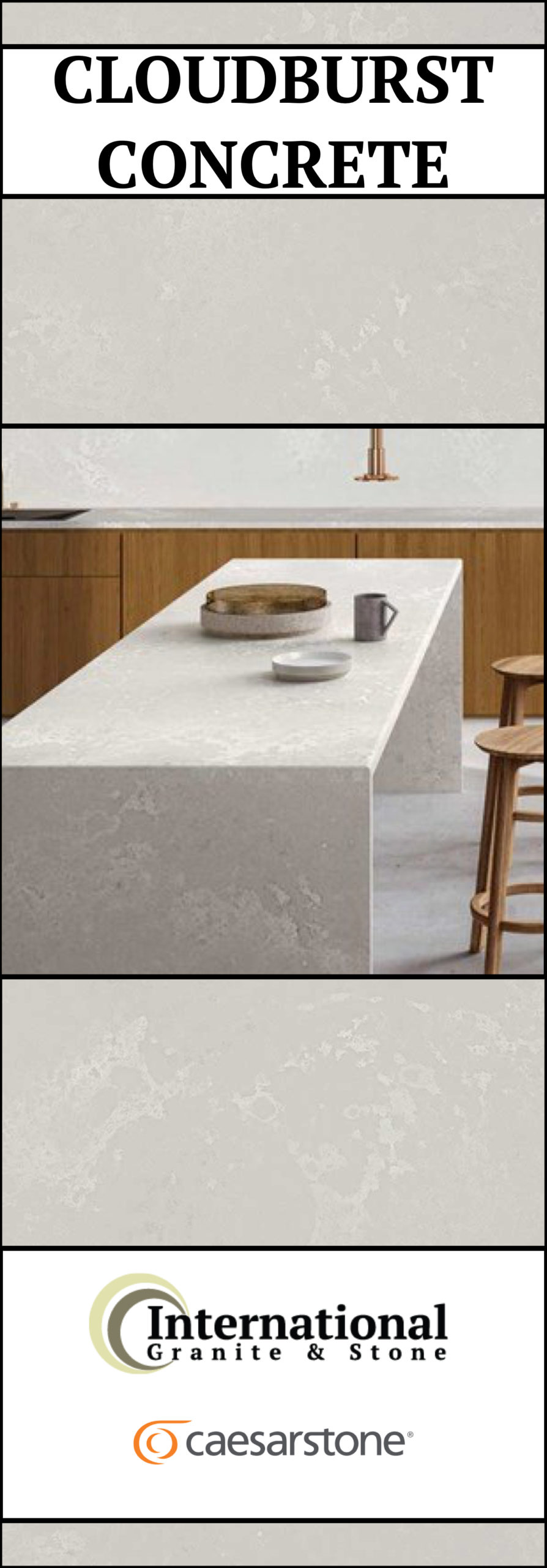 Cloudburst Concrete Full Slab Pinterest