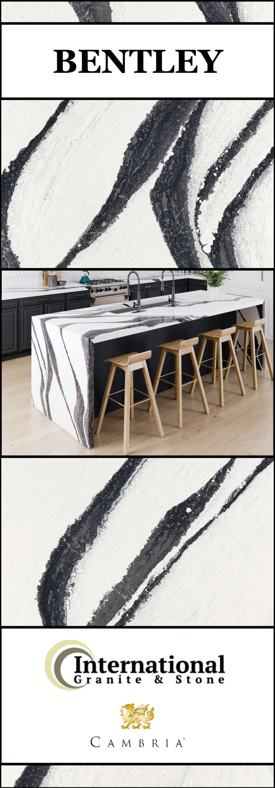 Bentley Cambria Quartz Full Slab Pin