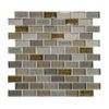 Daltile Crystal Shores CS95 2x1 Sapphire Lagoon