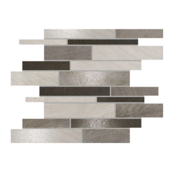 Daltile Ironcraft IC17 Interlocking Grey Black