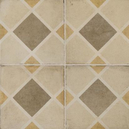 Daltile Quartetto QU09 8x8 Warm Rombo