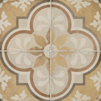 Daltile Quartetto QU12 8x8 Warm Grande Fiore