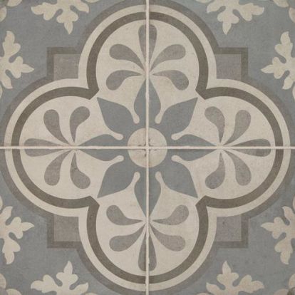 Daltile Quartetto QU20 8x8 Cool Grande Fiore