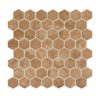 Daltile Vintage Hex VH08 1.5 Inch Hexagon Legacy Sepia
