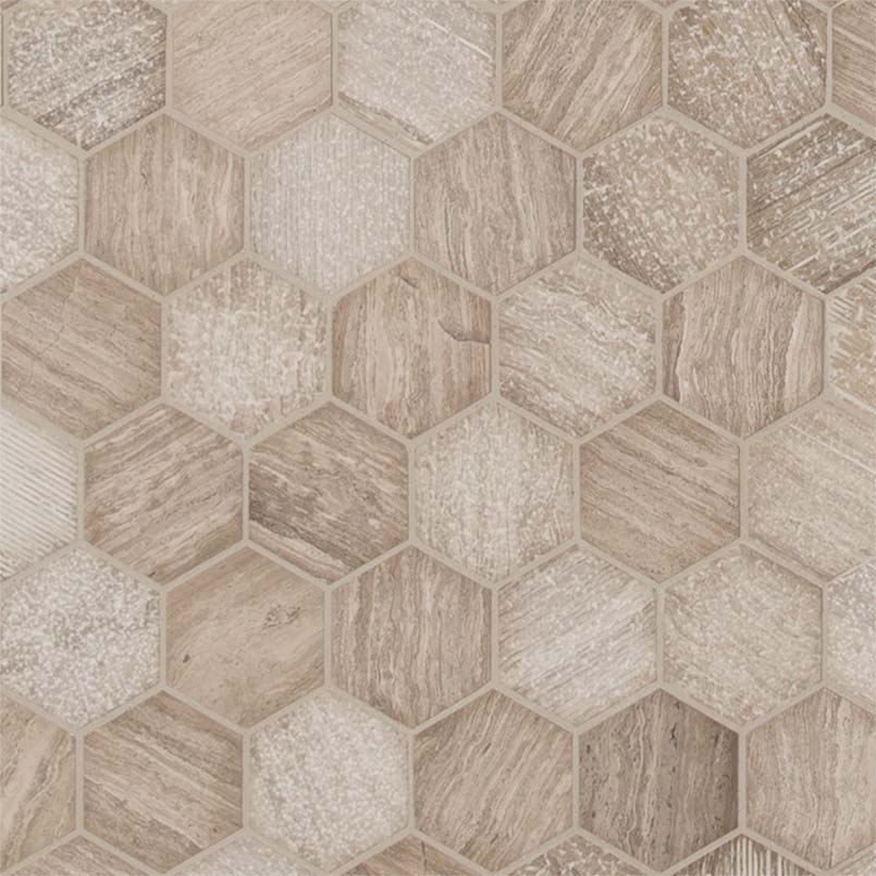 Honey Comb 2inch Hexagon Multi Finish