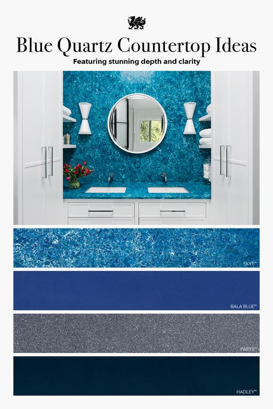 Blue Cambria Quartz Countertops Skye Bala Blue Parys Hadley Charston