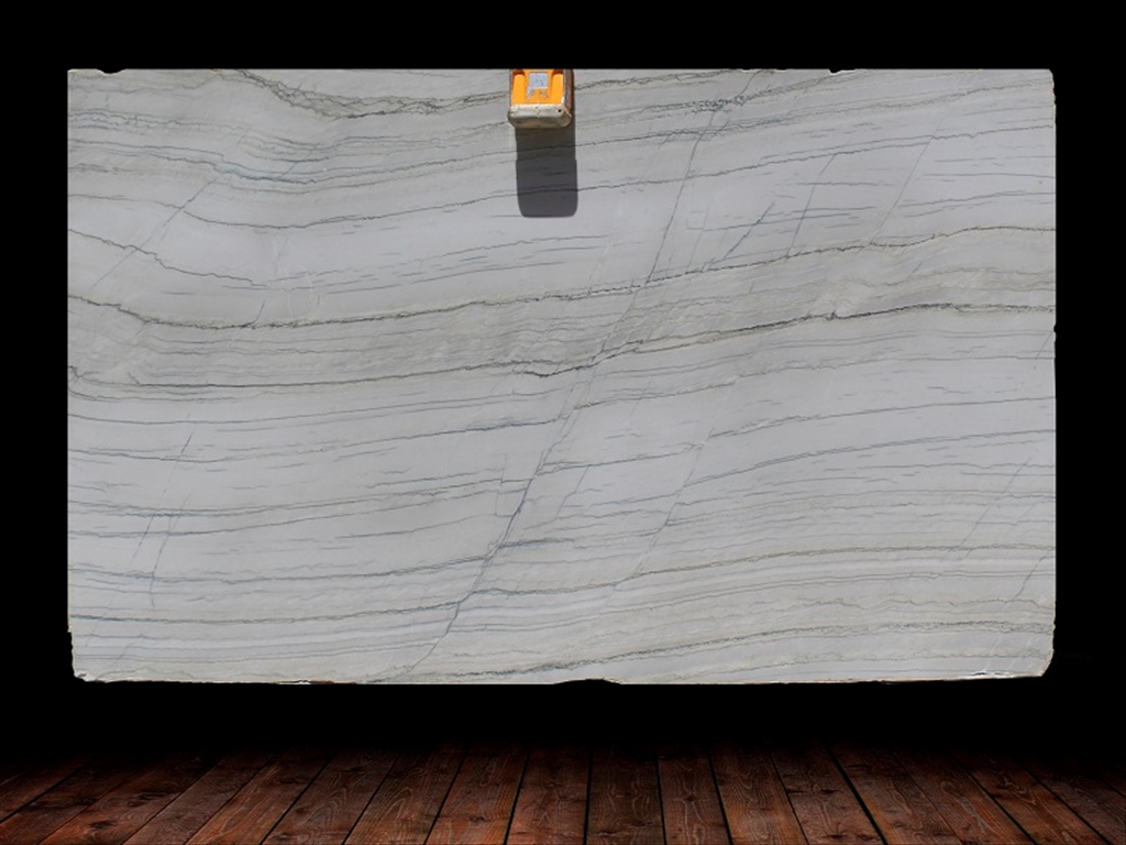 White Macaubus Veincut Quartzite