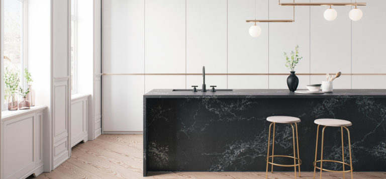 CAESARSTONE EMPIRA BLACK QUARTZ
