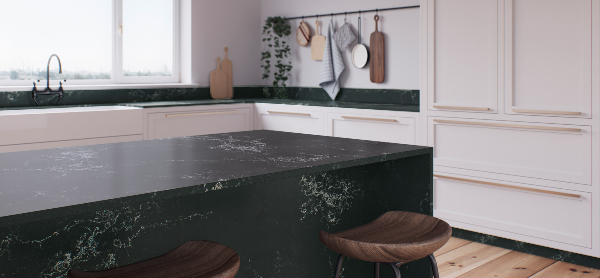 CAESARSTONE EMPIRA BLACK QUARTZ