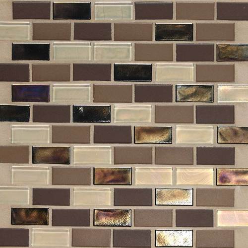DALTILE COASTAL KEYSTONES TREASURE ISLAND BRICK-JOINT MOSAIC 5218