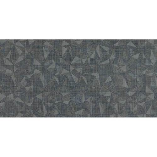 DALTILE FABRIC ART MODERN KALEIDOSCOPE MIDNIGHT STEEL PRISM MK73-7587