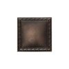 DALTILE ION METALS ANTIQUE BRONZE ROPE DECO 4 1 4 X 4 1 4