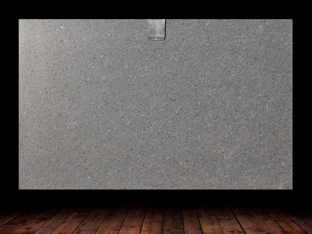 Steel Grey Leather Finish Granite Full Slab