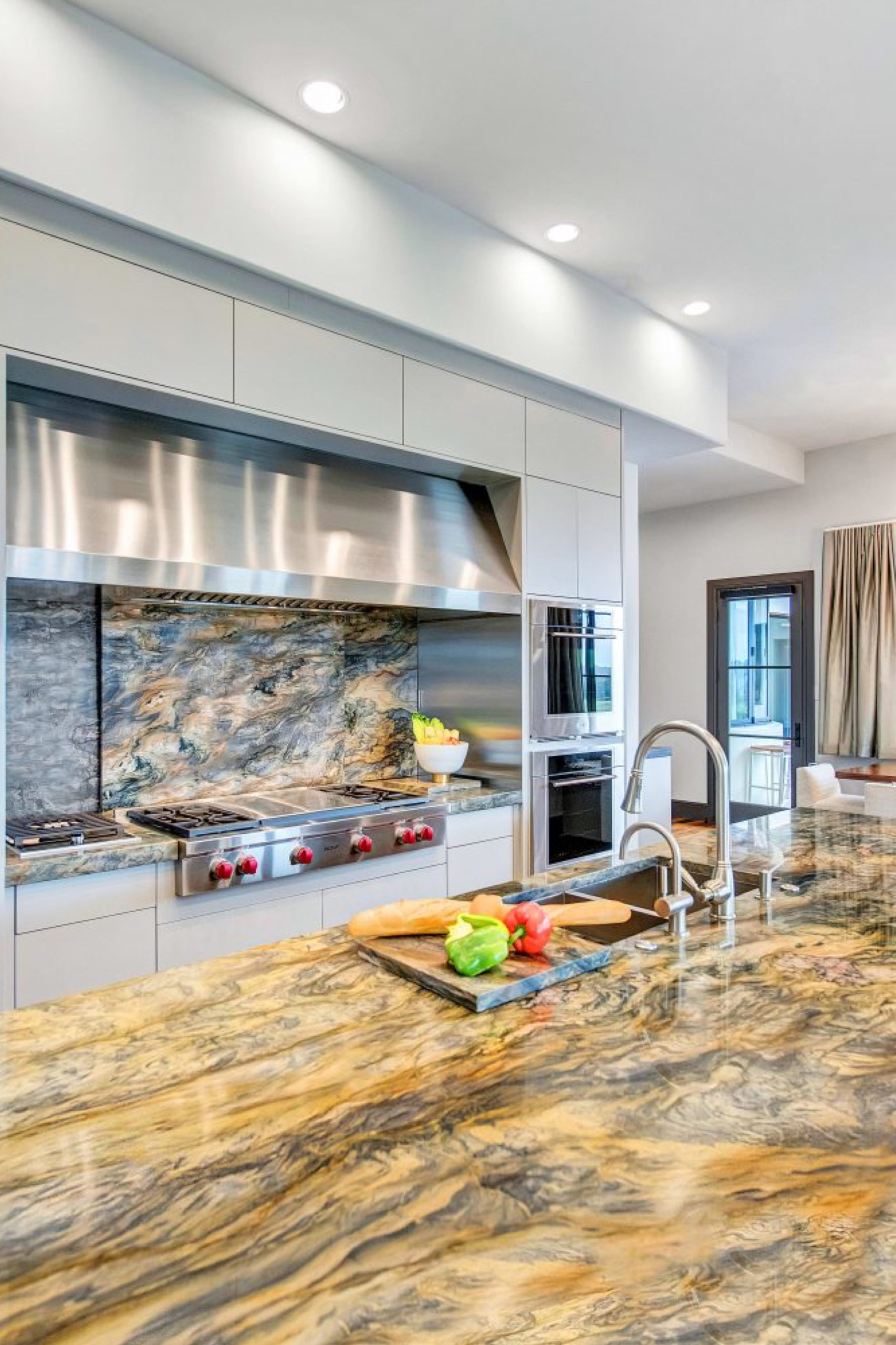 Gold Fusion Quartzite Dream Kitchen