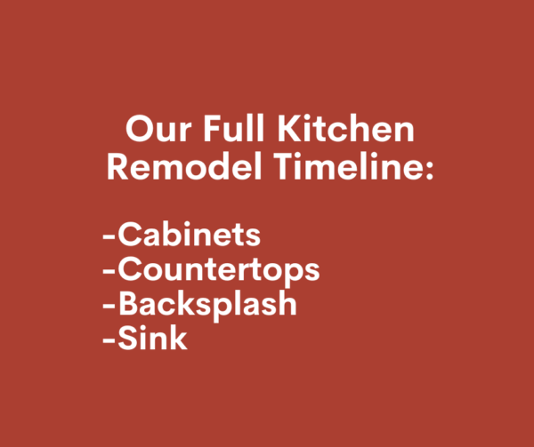 Cabinet & Countertop Remodel Process